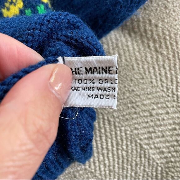 Vintage 80s Maine Mad Hatter Hearts Flowers Sweater 18m 2T - Picture 4 of 6